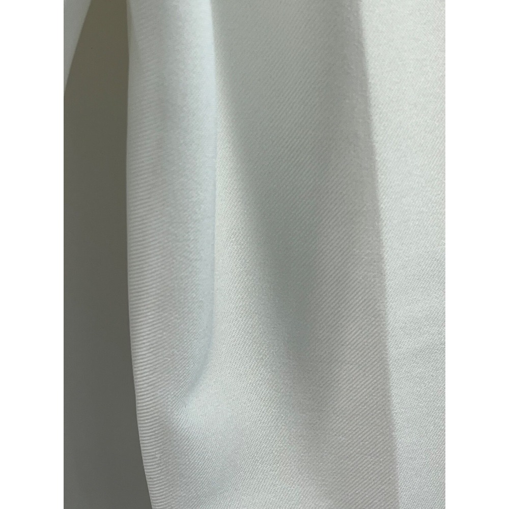 Alfred Dunner Cropped Pants Women's Sz 12 White 3 Button Leg Accents Stretch - Picture 5 of 12